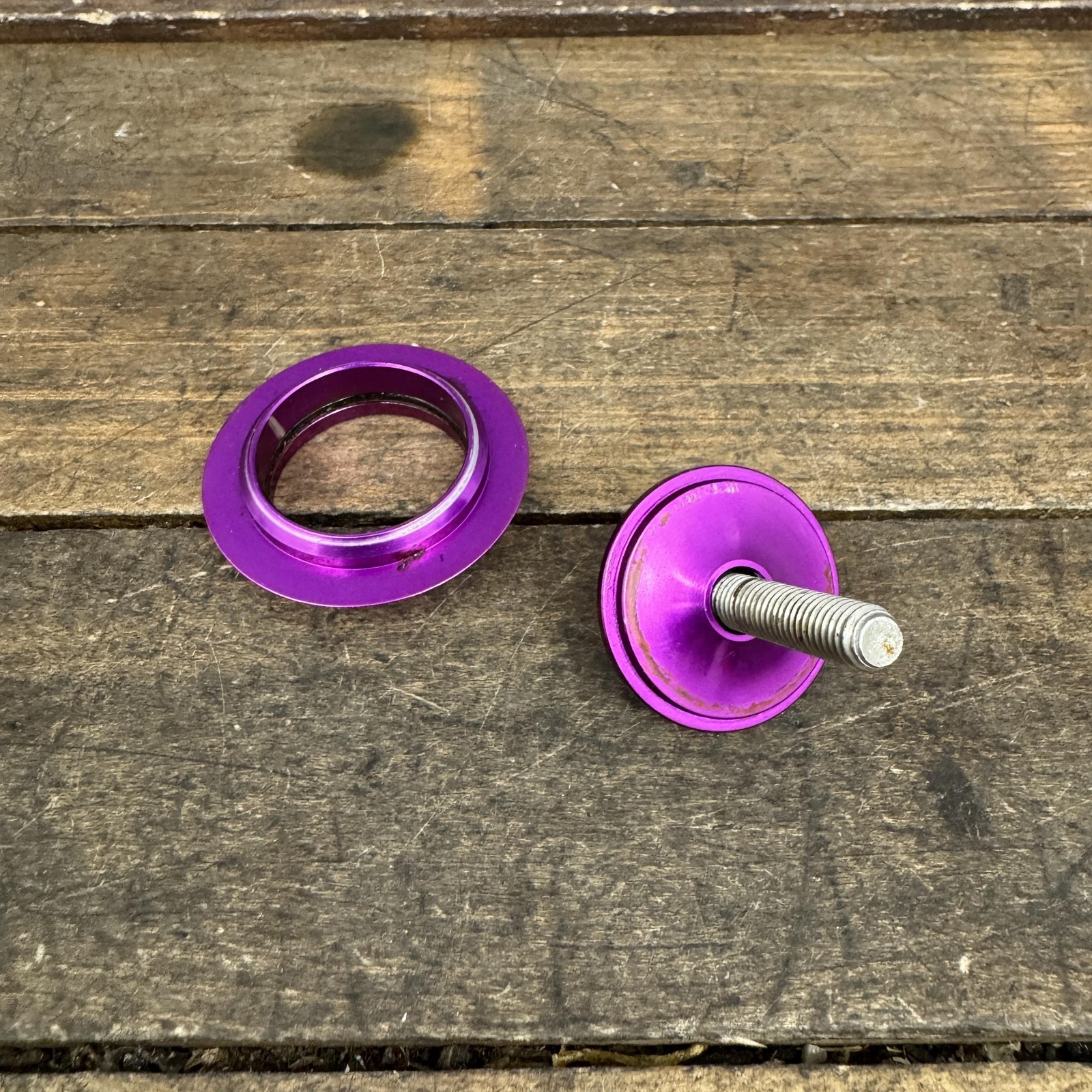 Chris King 1 in Threadless Headset NoThreadSet Purple 1in MTB No Logo Cups 1″