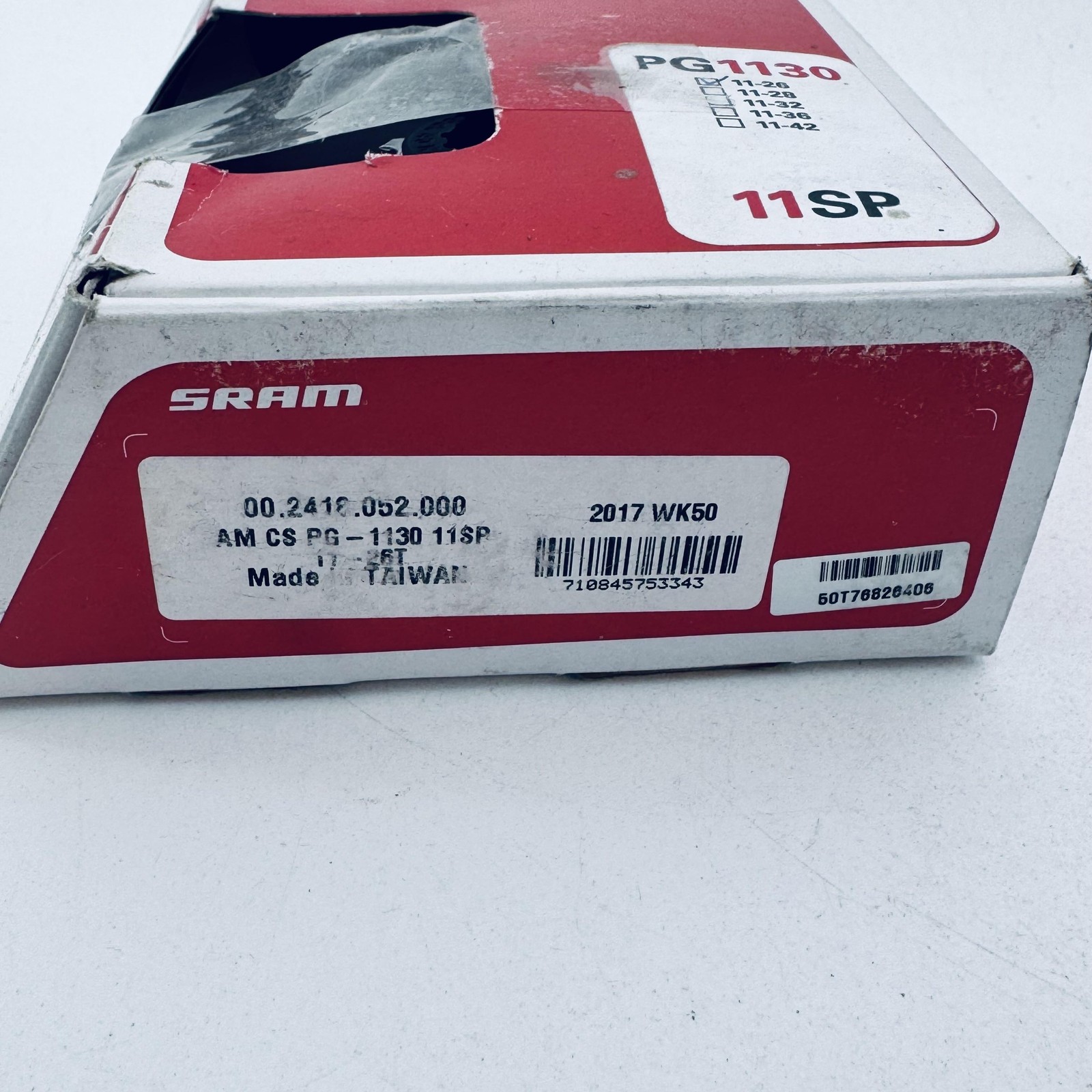 SRAM PG-1130 Cassette 11-26T 11 Speed Silver Shimano Road Bike 11SP PG1130 A73