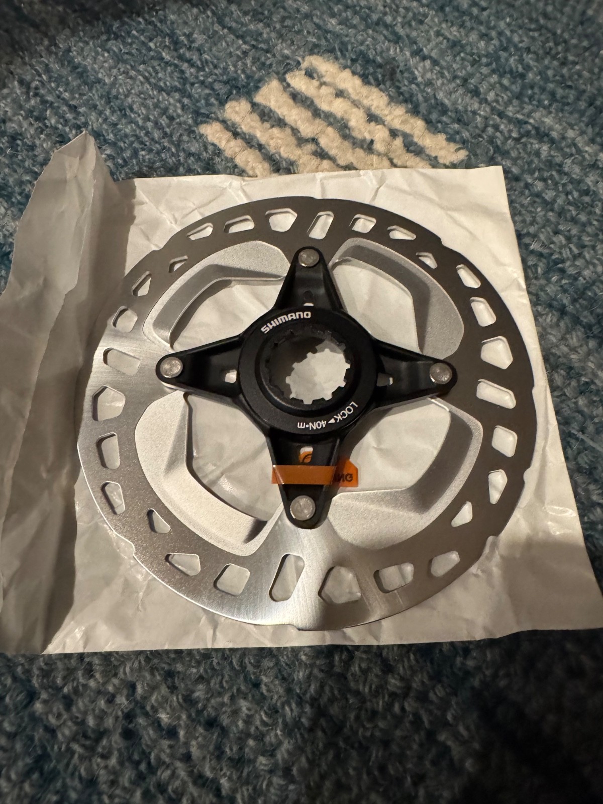 Shimano XT RT-MT800 IceTech Freeza centerlock disc bike rotor 140mm w/lockring