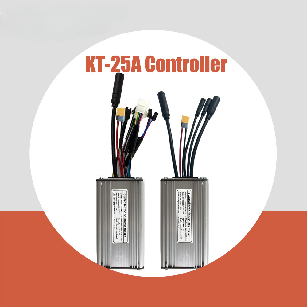 E-bike Controller 25A 36V 48V 500W 750W 9 Mosfet Controller SM/Waterproof Plug