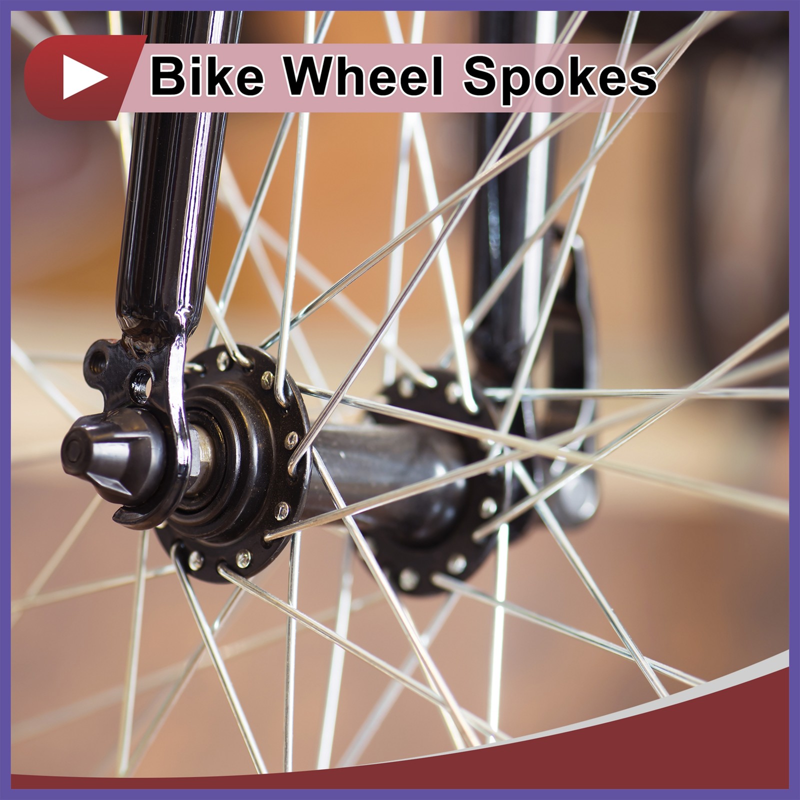 36 Set 12G Bicycle Spokes 131mm Bike Wheel Spokes 45 Steel Black