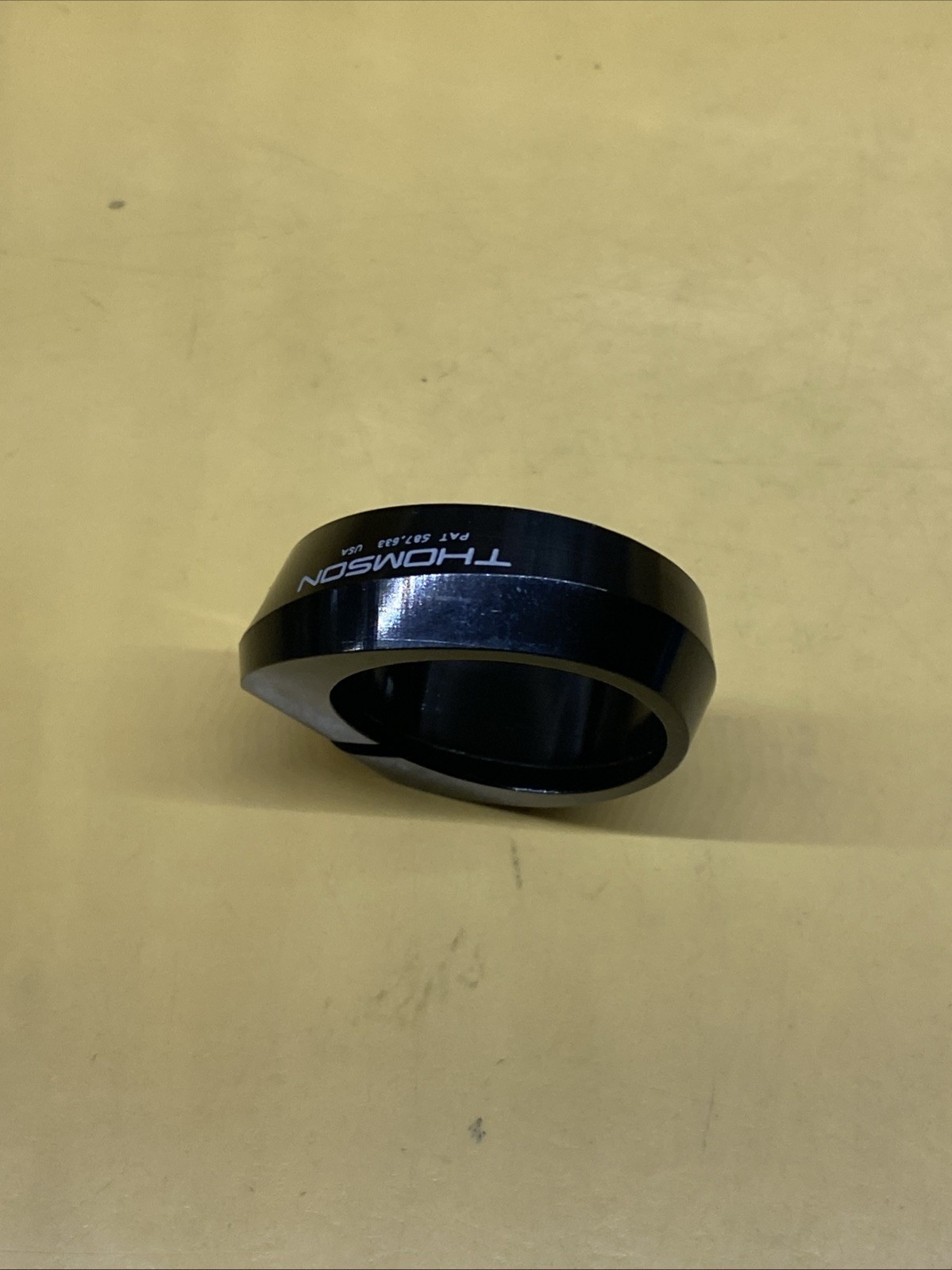 Black Thomson 34.9 Bolt-on Seatpost Clamp