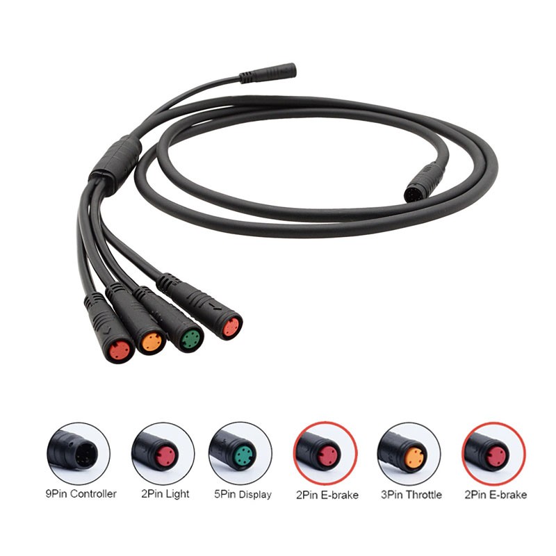 150cm 2T4 Waterproof Cable for Display Controller Brake Throttle Light line