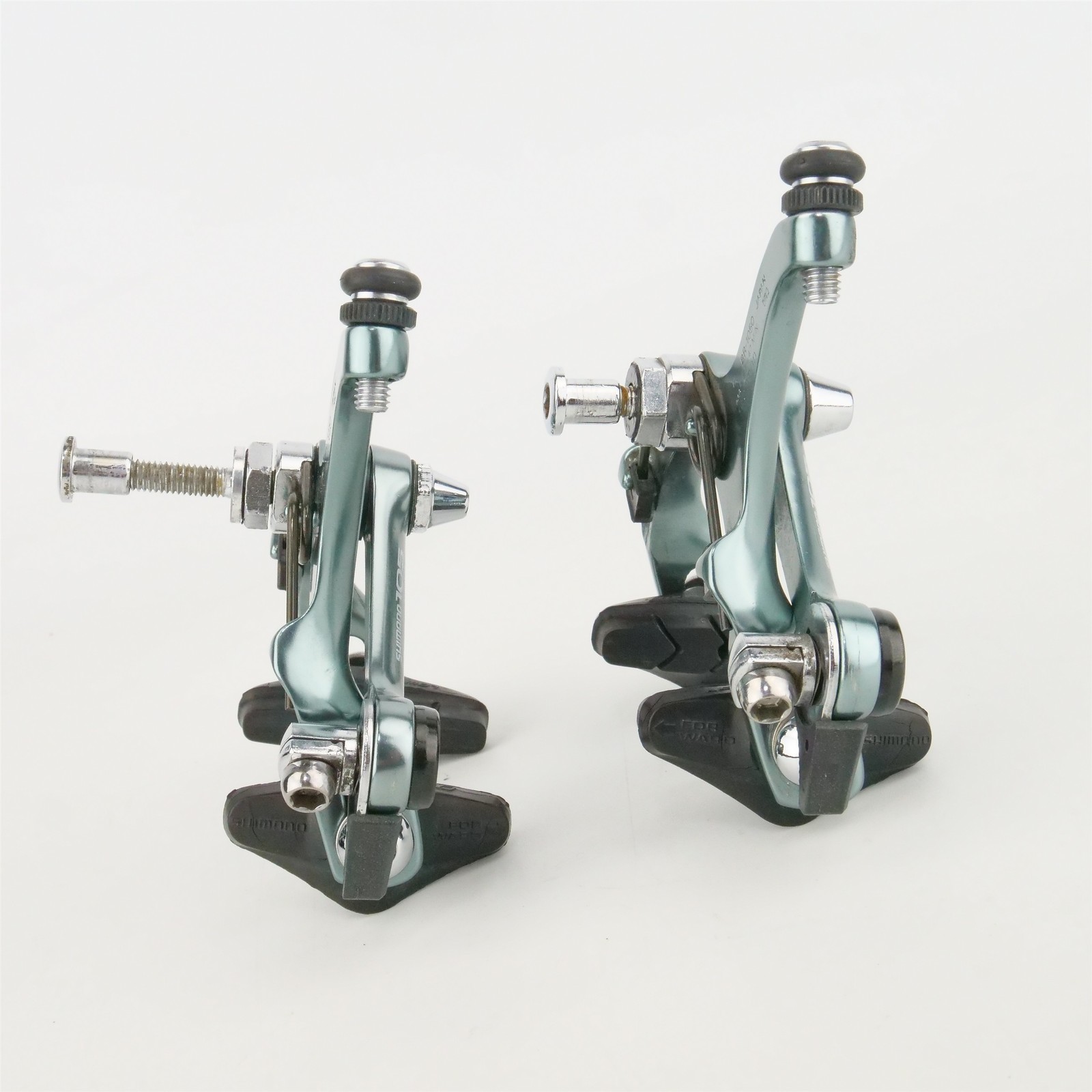 Shimano 105 BR-1050 Rim Brake Calipers Pair Long Reach Side Pull Road Vintage