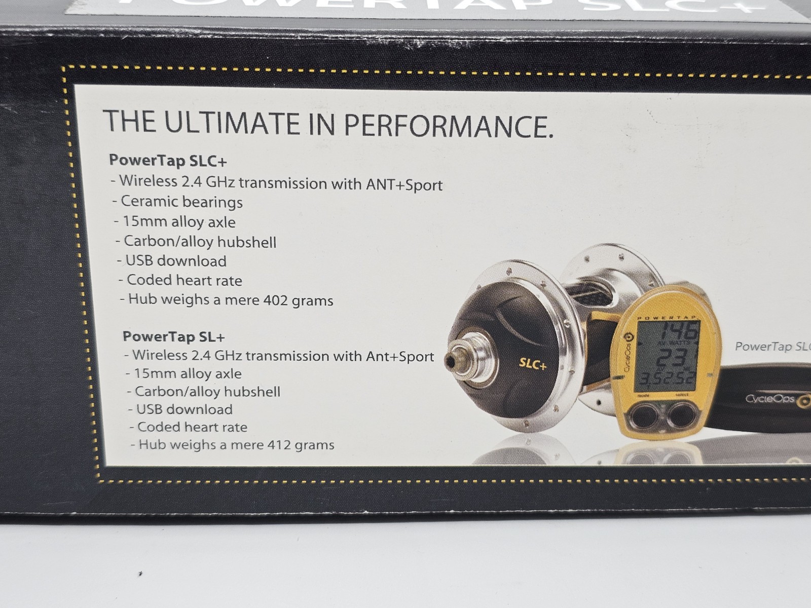 CycleOps PowerTap SLC+ Power Meter Hub, Campy Freehub, 24H ANT+, NEW