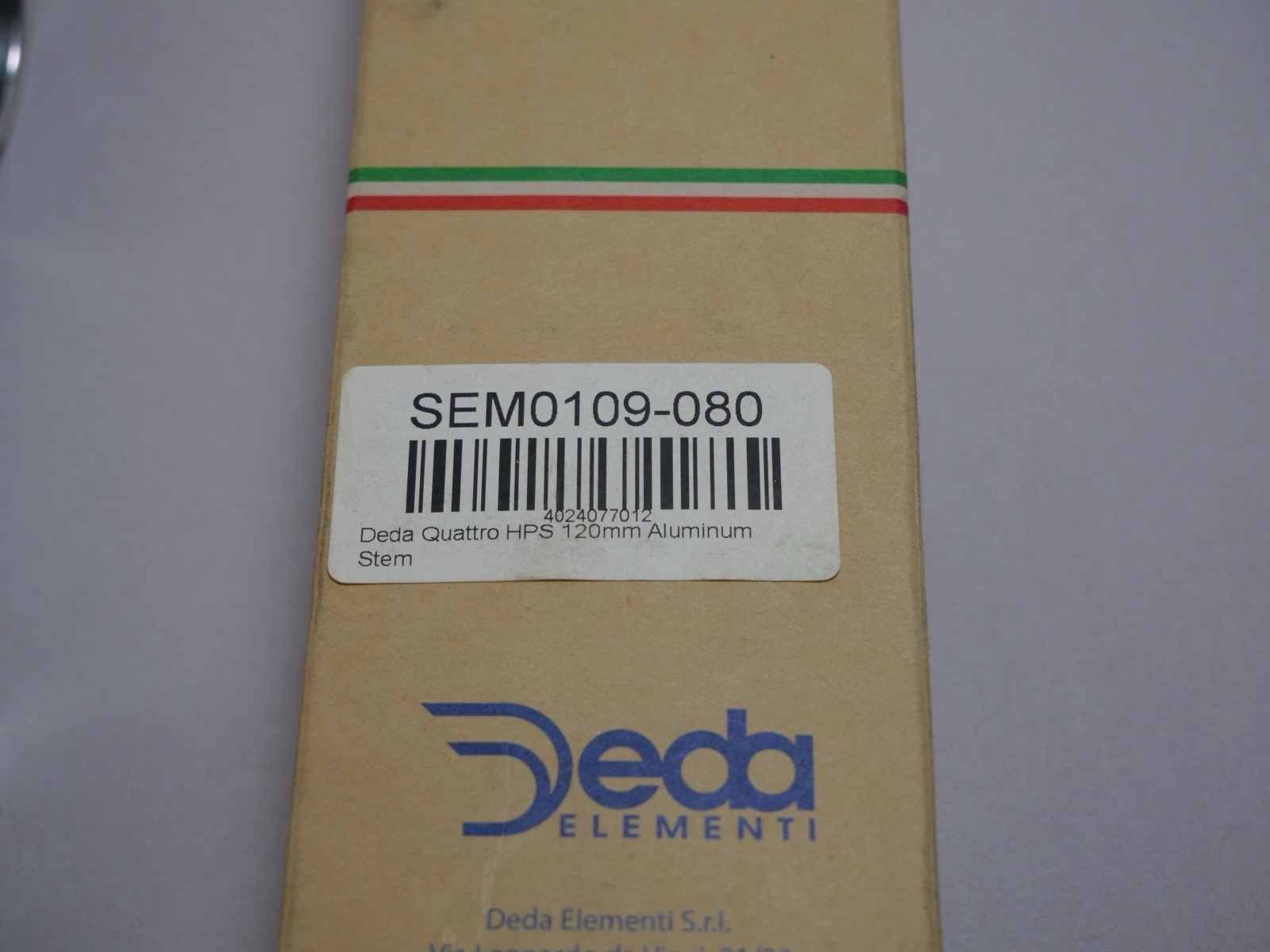 Deda Elementi Quattro HPS Threadless Stem 26mm 1 1/8in Steerer 120mm Silver