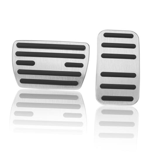 Foot Pedal Cover Compatible for Honda Accord Civic CR-V Odyssey Silver2