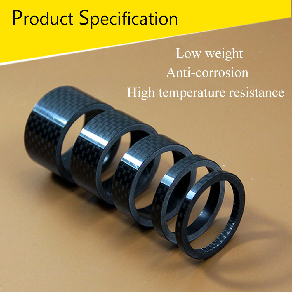 11/5 pcs Headset Spacer 2-20mm Carbon/Aluminum 1-1/8″ MTB BMX Bike Fork Washer