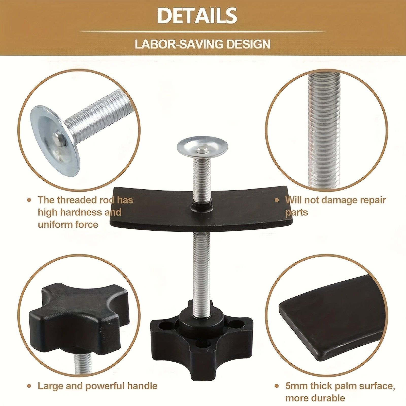 Carbon Steel Brake Caliper Adjustment Tool – Labor-Saving for Auto Brake Repair