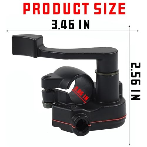 zipelo Thumb Throttle Cable, 7/8” 22mm Accelerator Control Handle Assembly,