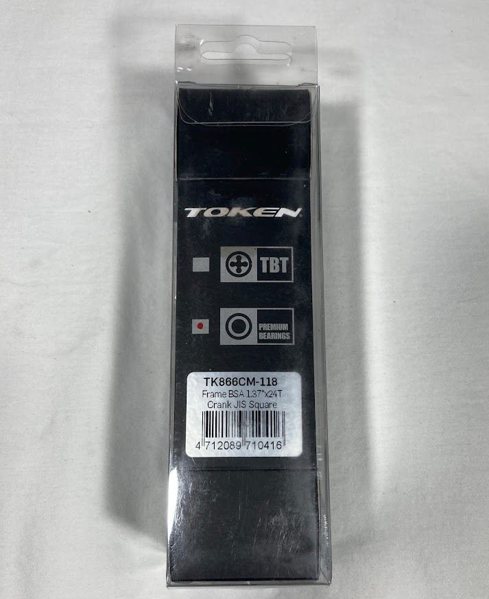 TOKEN JIS Square Bottom Bracket BB BSA 1.37″x24T, 118mm