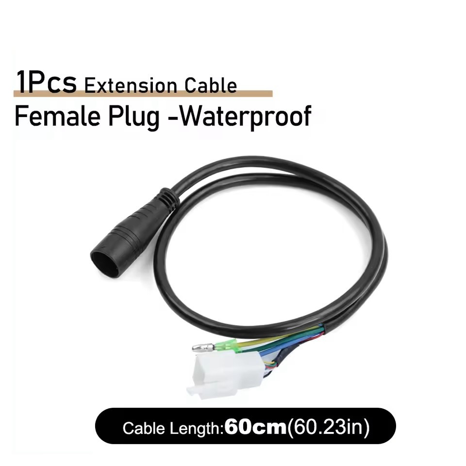 E-bike Julet 9Pin Hub Motor Extension Cable Conversion Line Waterproof Cable