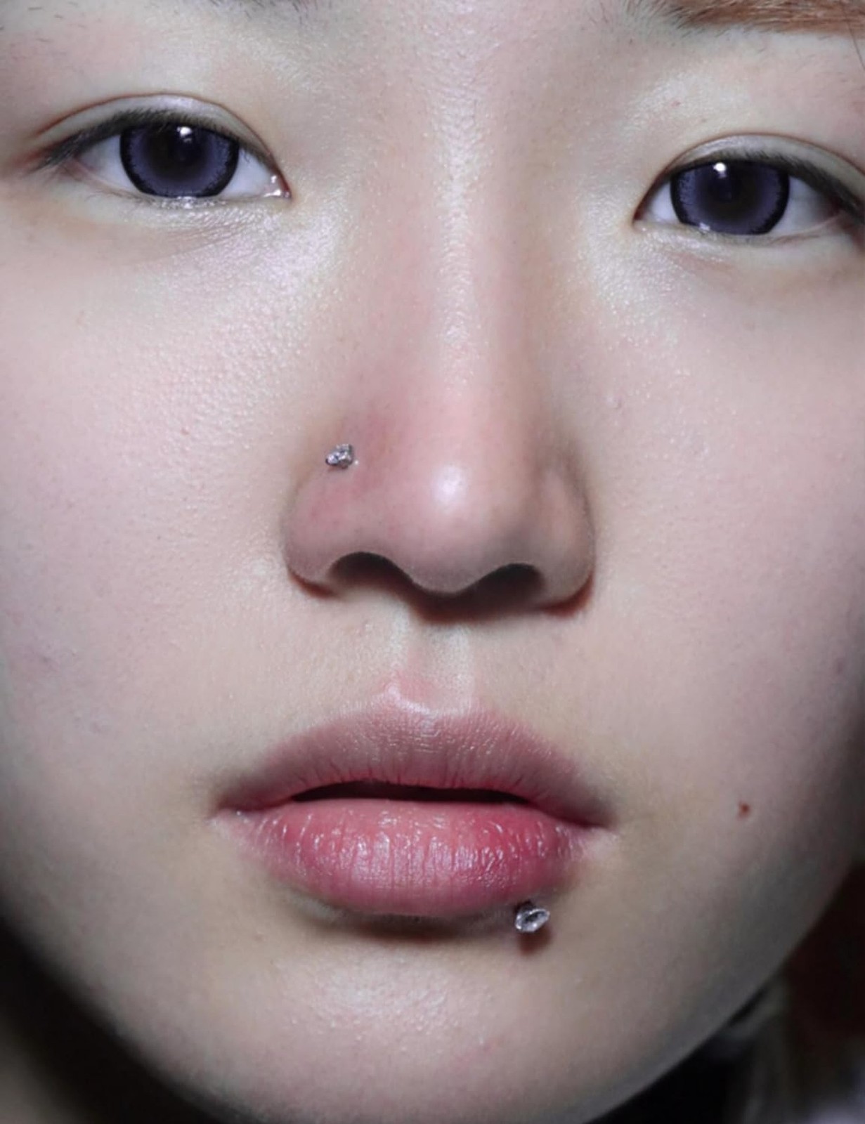 18G 16G 14G Lip Labret Medusa Nose Rings Studs Flat Back Earrings Internally …