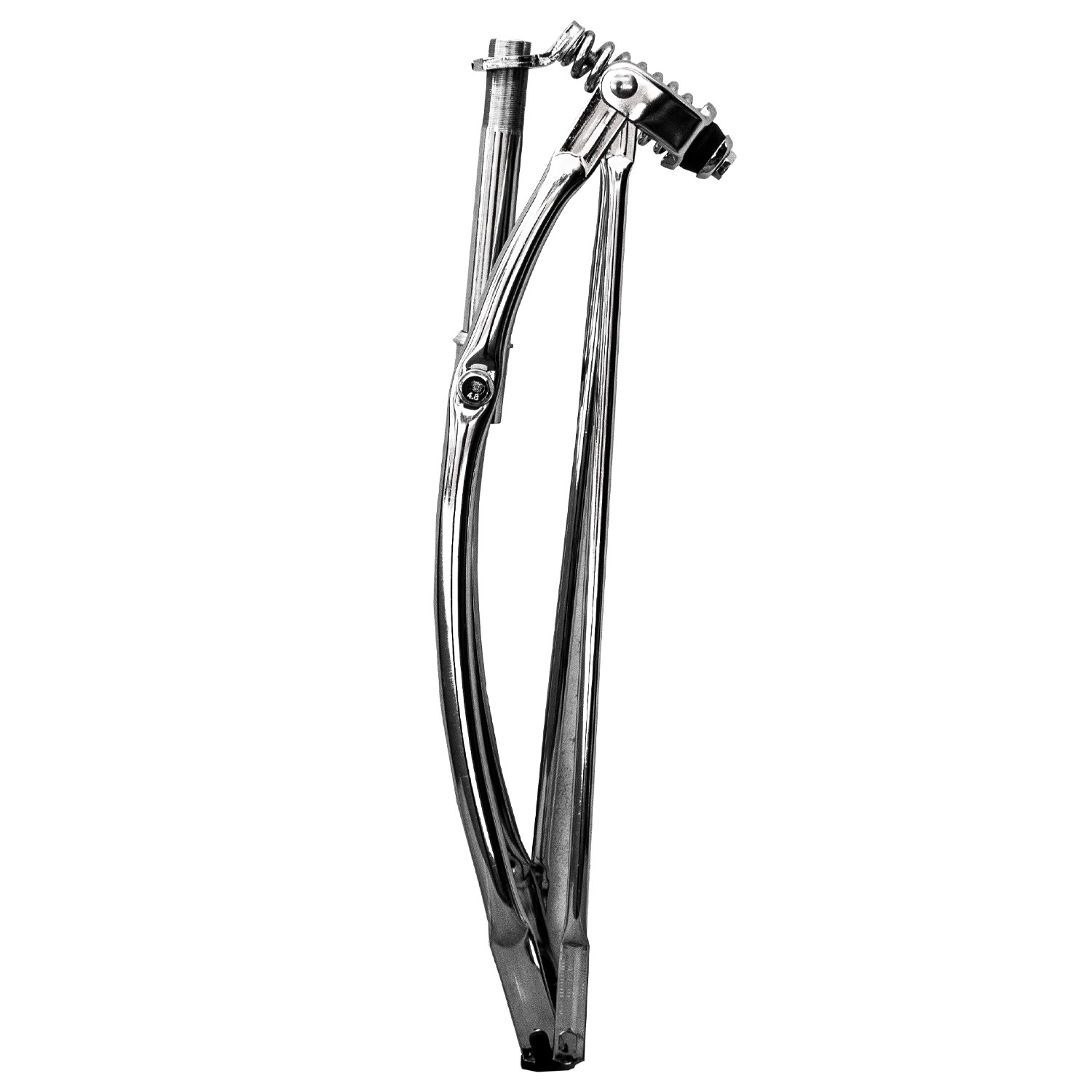 Tracer 1″ Steel Threaded Bike Spring Fork for 2.125″ Tire Coaster Brake Chrome
