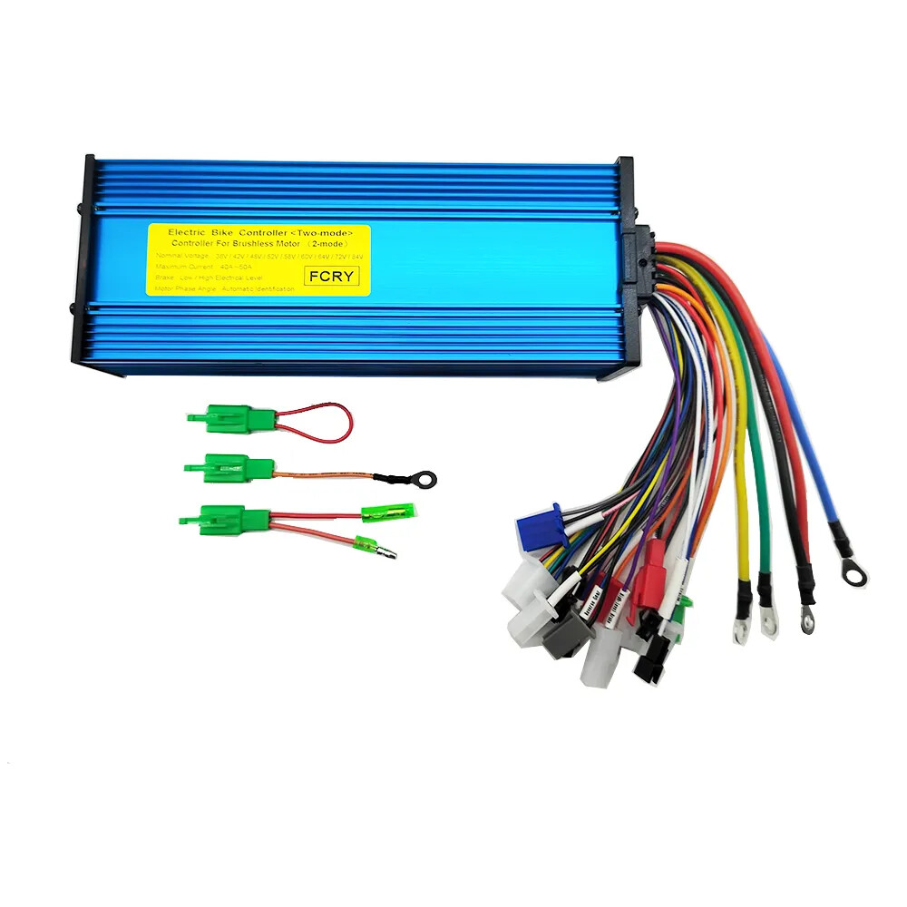 48V-72V 1500W-3000W Brushless Controller 18 Mosfet 50A for E-bike Motorcycle