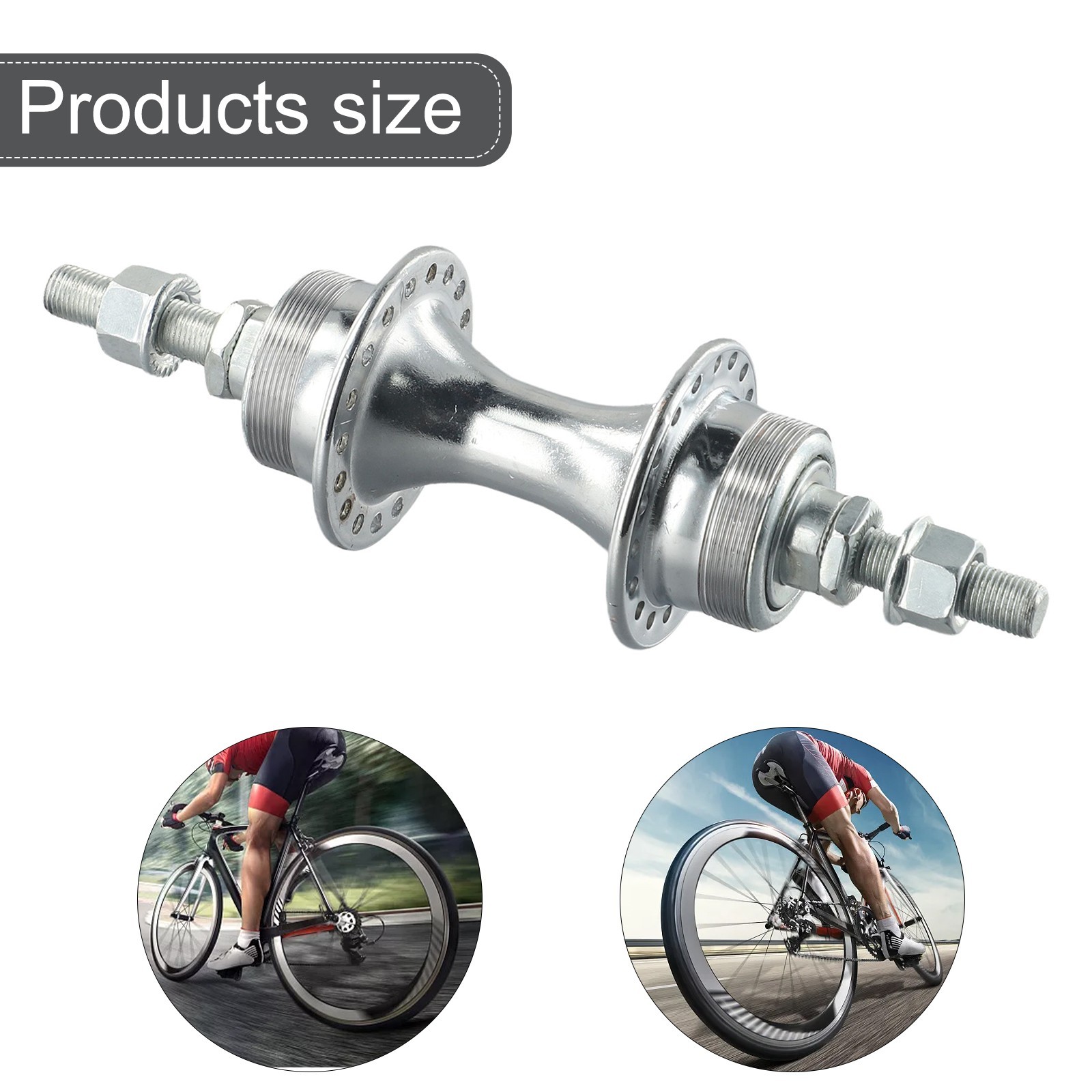 Brand New 1pc 36 Hole Bike Hub Bicycle Kits Iron Steel Rear 130MM Rear Drum 340g