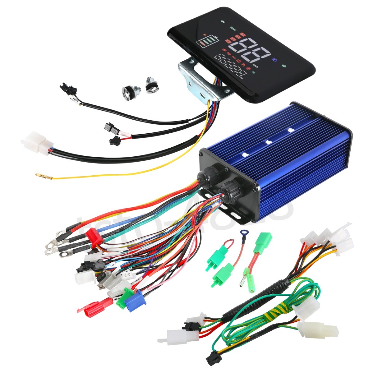 48V 60V 72V 84V 60A Brushless Motor Controller+Display fo Go Kart E-Bike Scooter