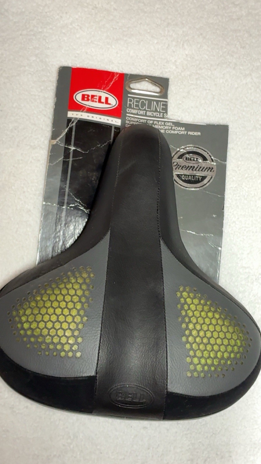 Brand New Bell Recline 650 Comfort Bicycle Saddle Flex Gel Memory Foam