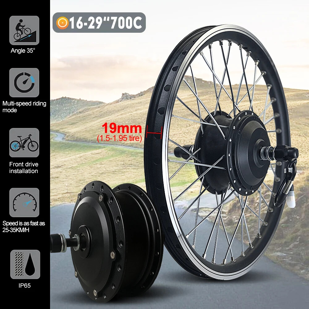 Electric Bicycle Conversion Kit 36V 48V 250W 350W 500W Front Hub Motor Wheel