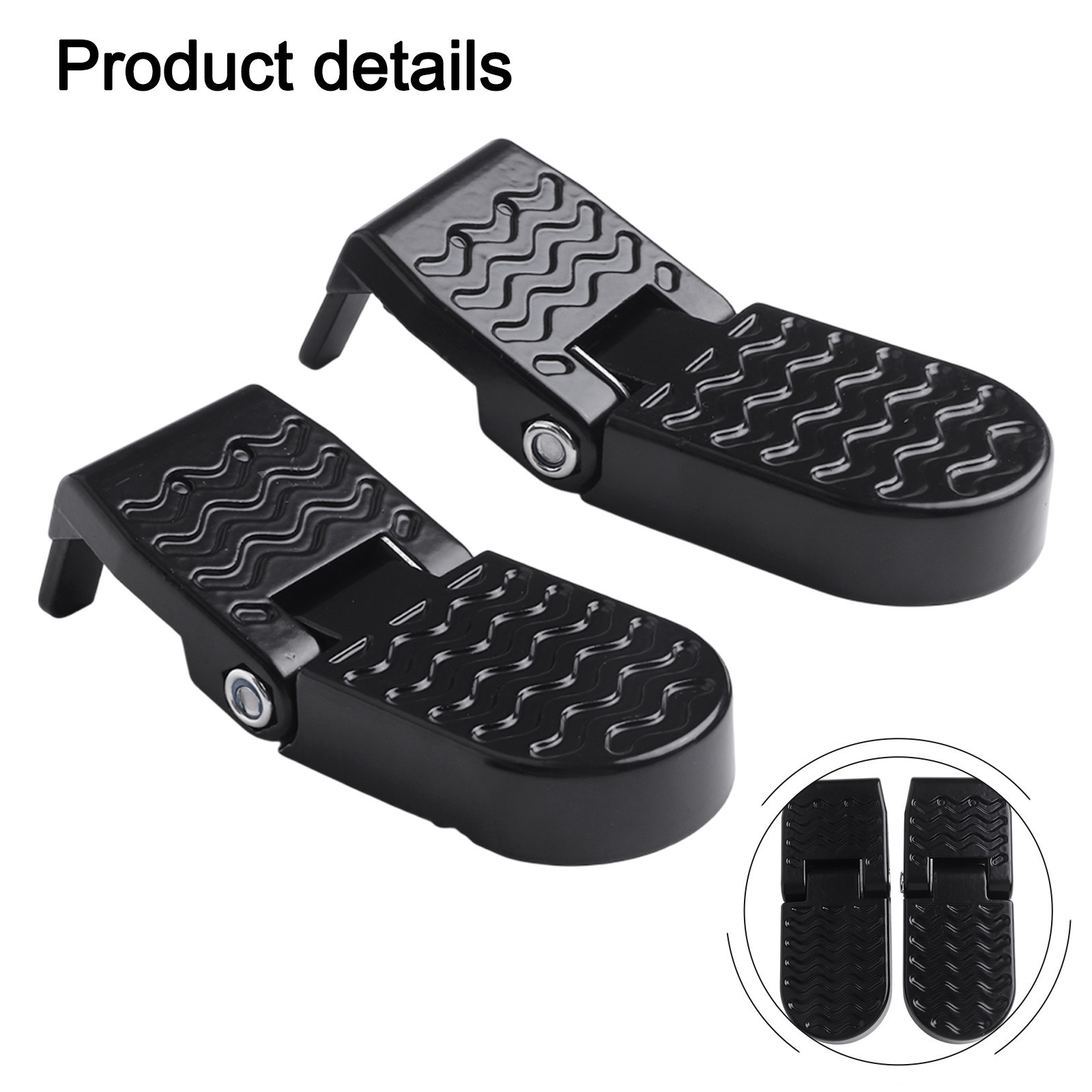 Cycling Pedals Pegs Aluminum Alloy Convenient Ebike Electric Bike Folding