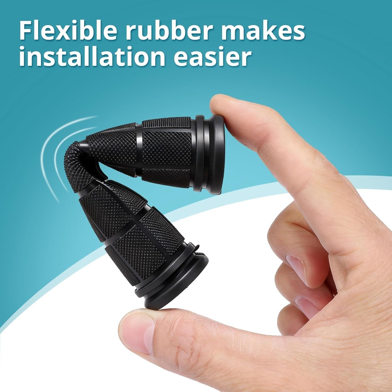 4 PCS Non-Slip Rubber Bike Handlebar Grips for Kids & BMX Bikes – Easy Install