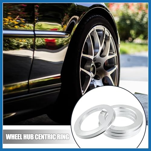 4pcs OD 106mm to ID 77.8mm Aluminium Alloy Car Hub Centric Rings Wheel Bore