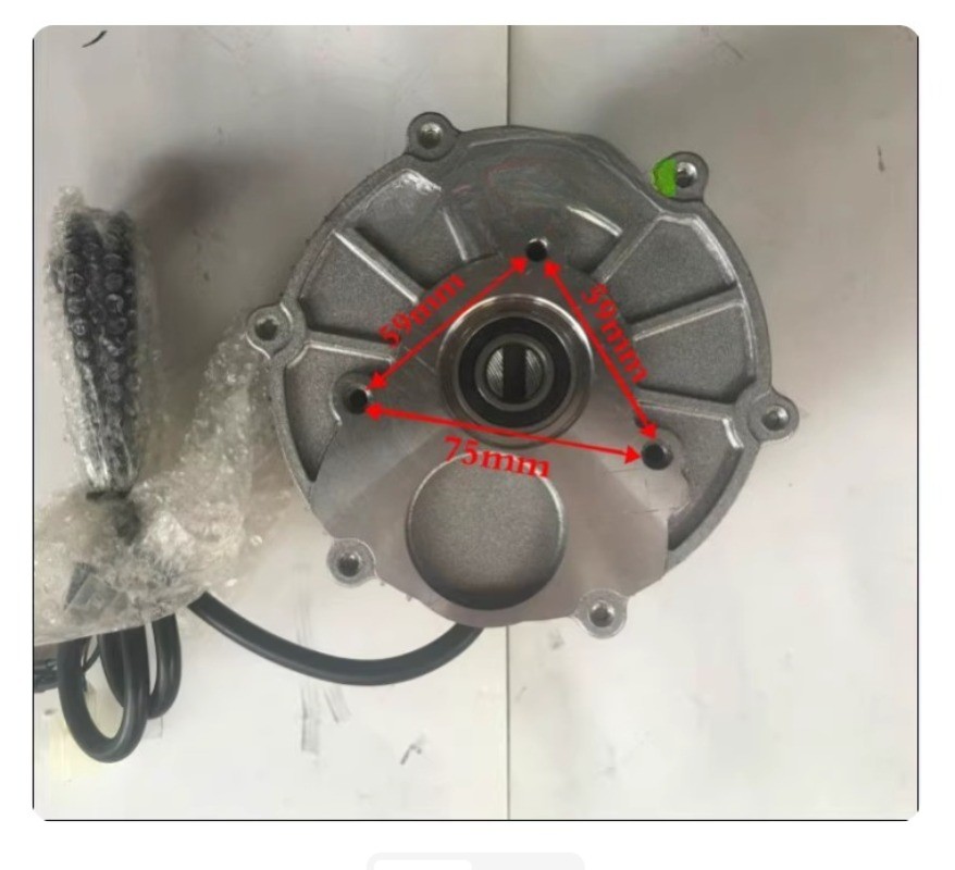 1418HQF 500W DC 48V 60V Brushless Motor Bicycle Motor Without Differential Gear