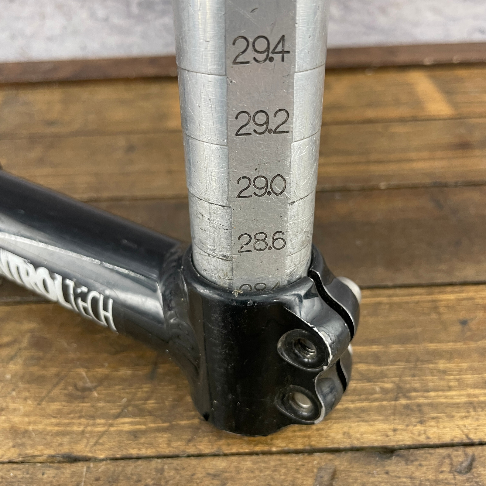 Vintage Control Tech Stem 1 1/8 in Threadless USA 135 mm 25.4 Black 90s A7