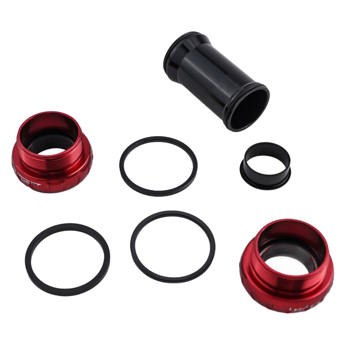 68-73mm Ceramic Ball Bearing Bottom Bracket BB52 Components Multicolour