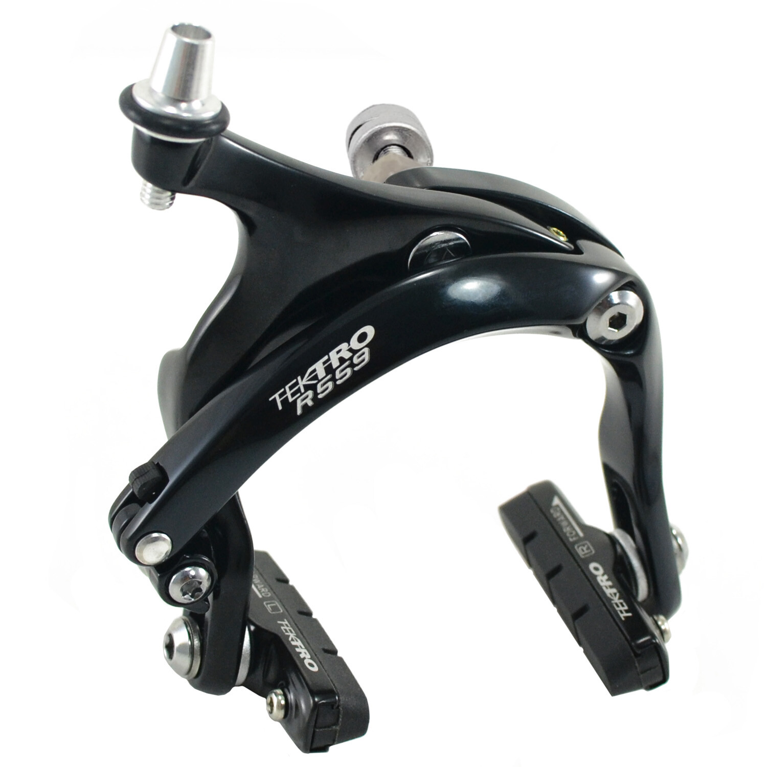 TEKTRO R559 Caliper Brake Set Long Reach 53-73mm Nutted Mount , Black
