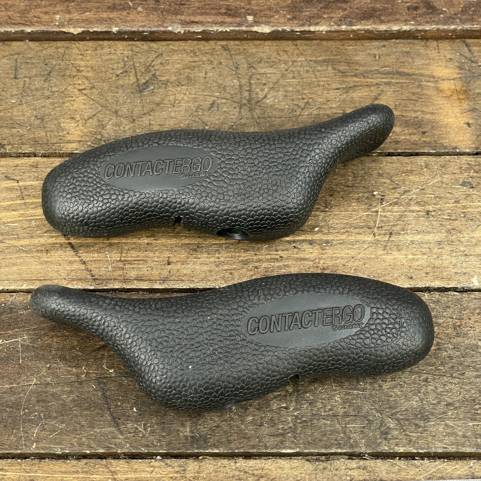 Giant Contact Ergo Bar Ends Black Plastic Ergonomic 4.5in Pair MTB Flat Bar Bike