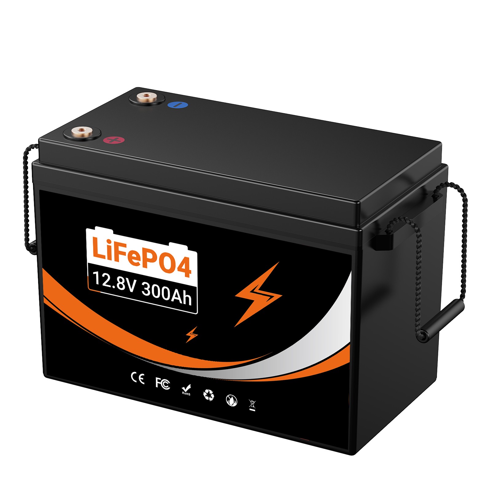 UPP 24V 12V 300Ah Lithium LiFePO4 Battery 3840Wh Solar Battery Pack 5000+ cycles