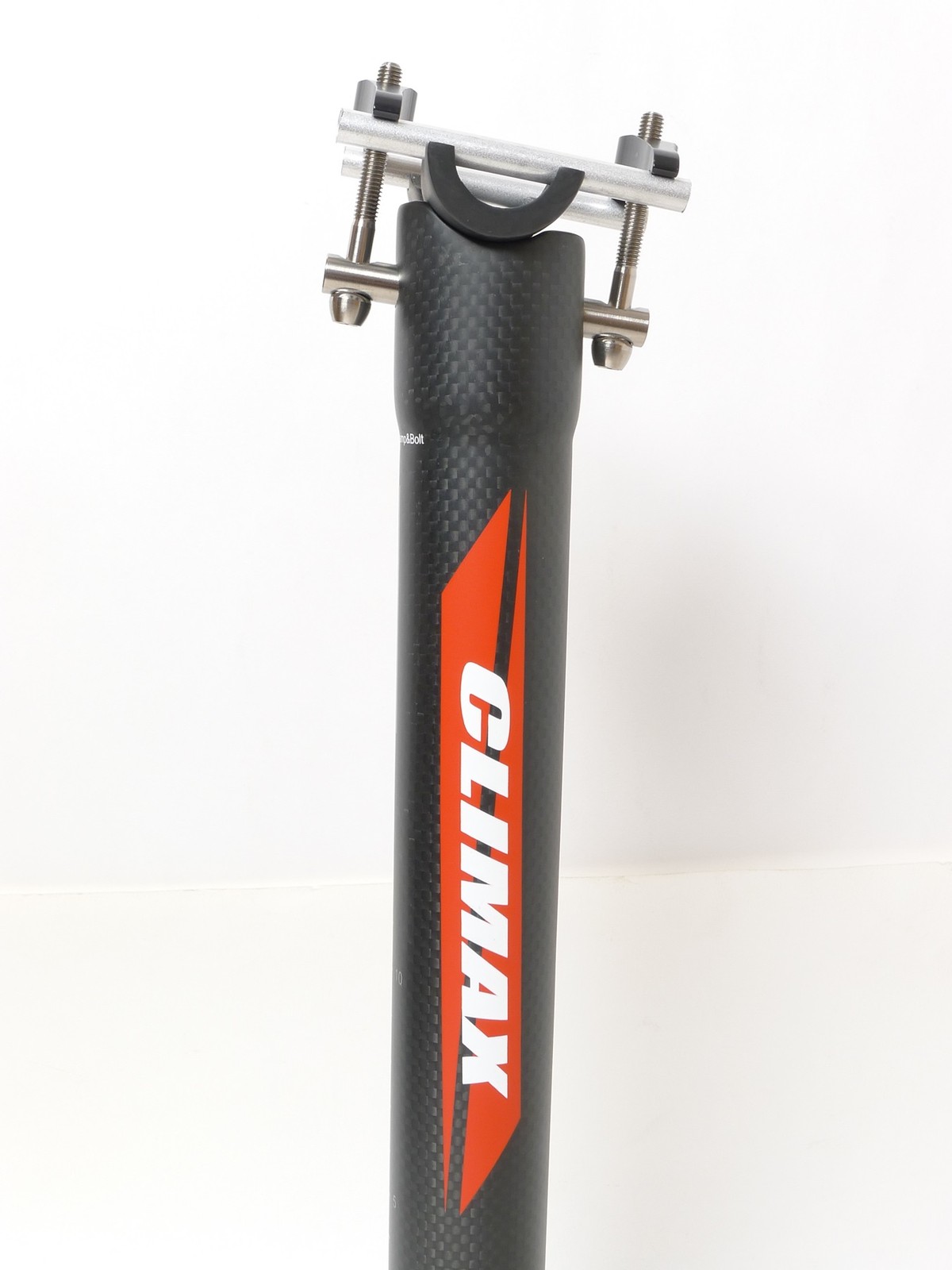 mr-ride 145g,34.9x350mm Climax SP02C 3K MATT carbon Seatpost Ti bolt bike Black
