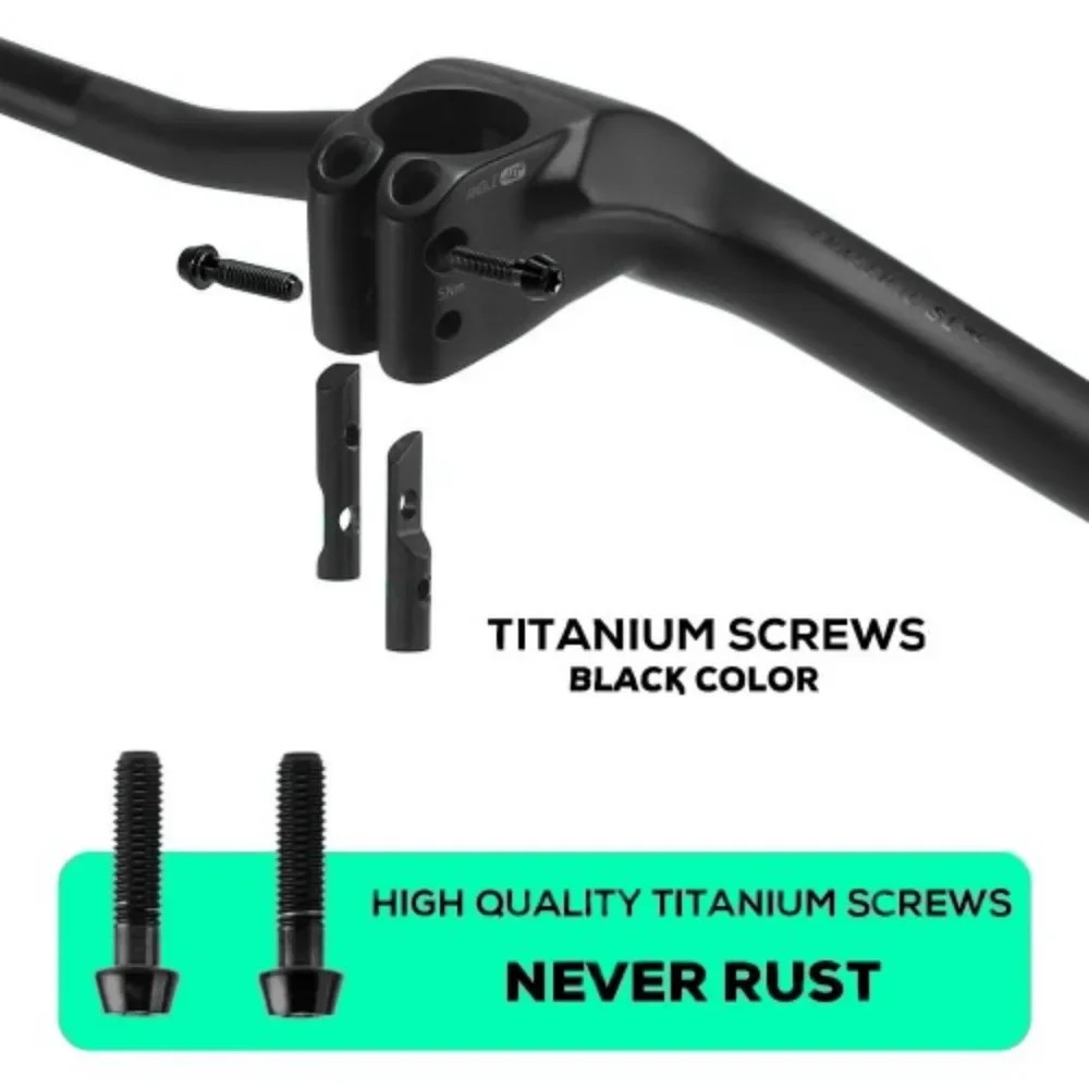 Full Carbon Fibre MTB Handlebar -40 Degree Internal Cable Integrated Cockpit