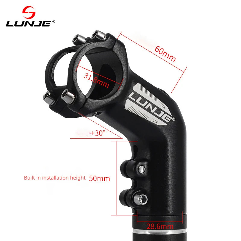Bike Stem 31.8mm 25°/30°/35° Ultralight Aluminum MTB 3D Forged Riser