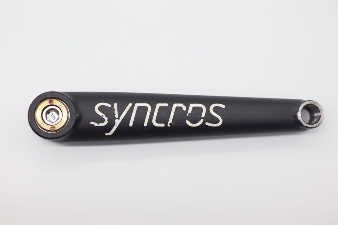 SYNCROS Revolution MTB Crankset Chromoly Crank Arm Bicycle Chainring Black Used