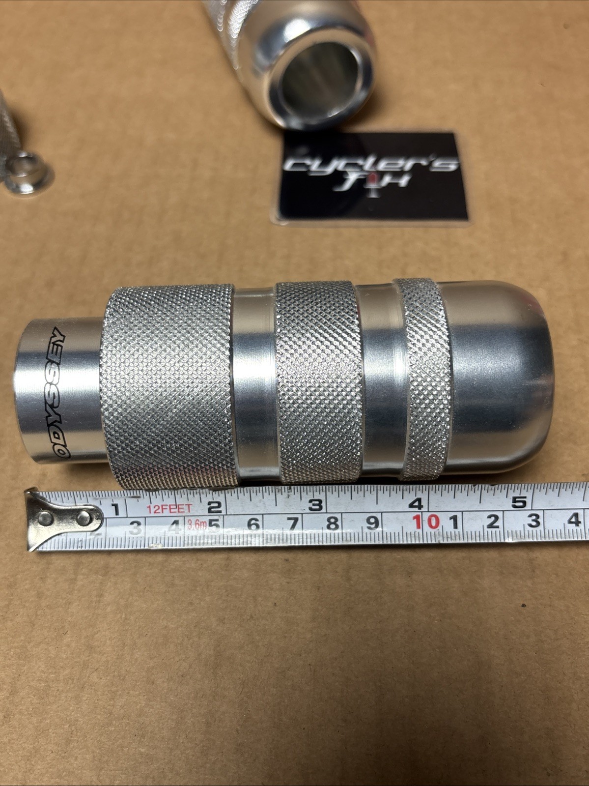 NOS Odyssey Strong Island 3/8|14mm Oversized Alloy BMX Pegs Fit: GT Pac-Man Dyno