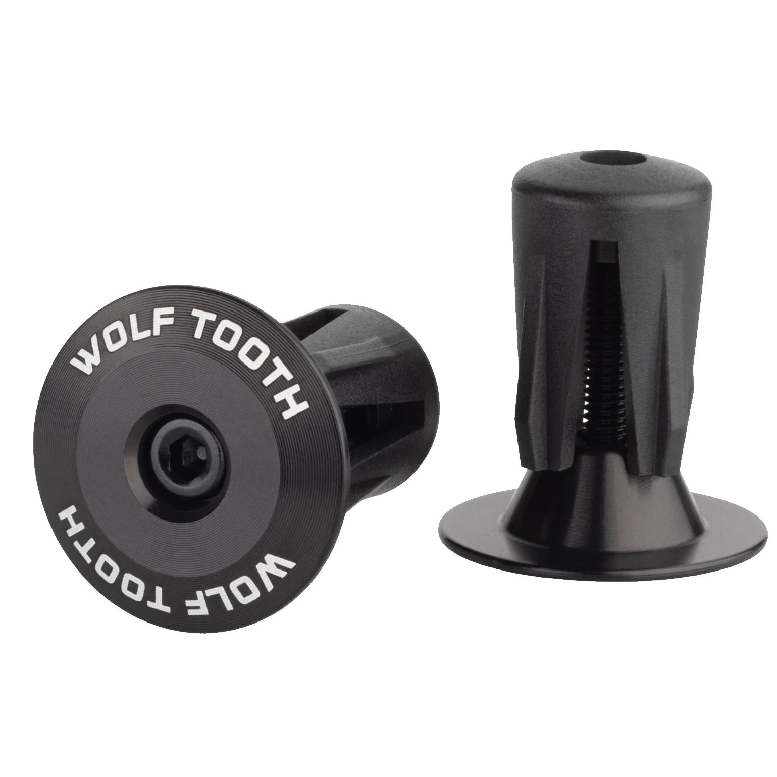 Wolf Tooth Components Alloy Bar End Plugs – Black