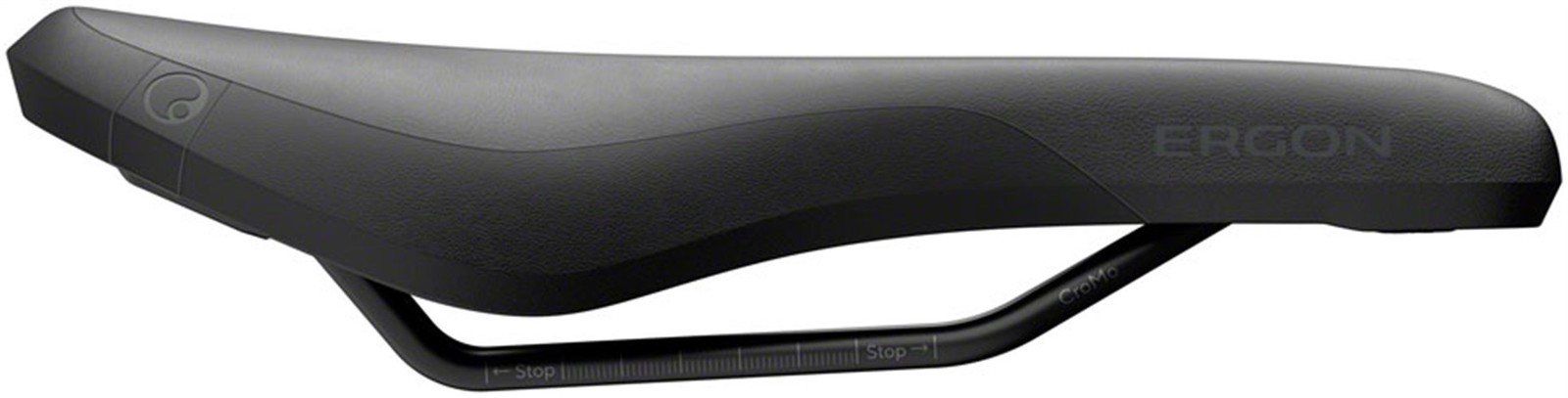 Ergon SF Saddle – Steel, Black, Men’s, Medium/Large