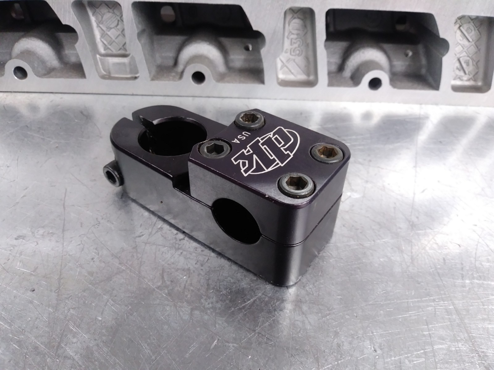 USA DK BMX Stem pro 1 1/8 Threadless Neck mid School BMX Black vintage