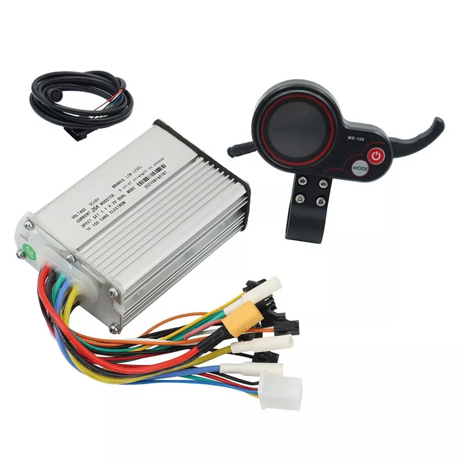1200W 48V-25A Brushless Motor Controller+LCD Display +6 Pin Cable For Scooter US