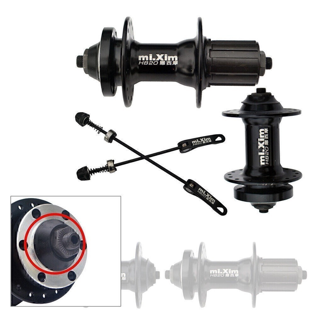 32/36H MTB Mountain Bike Disc-brake Ball-bearing Threaded/Cassette Hubs 5-10S