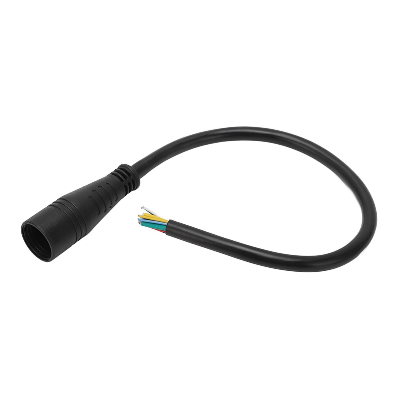 9 Pin 31cm Electric Bike Motor Extension Cable, Waterproof Female Connector