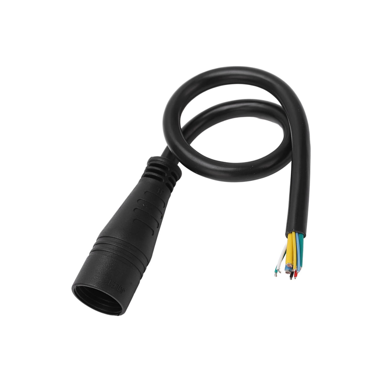 9 Pin 31cm Electric Bike Motor Extension Cable, Waterproof Female Connector
