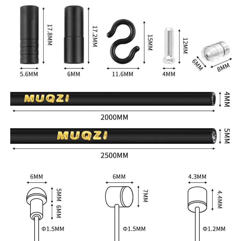 Universal Bike Brake Shift Cable Kit MTB Road Folding Bicycle Housing Set