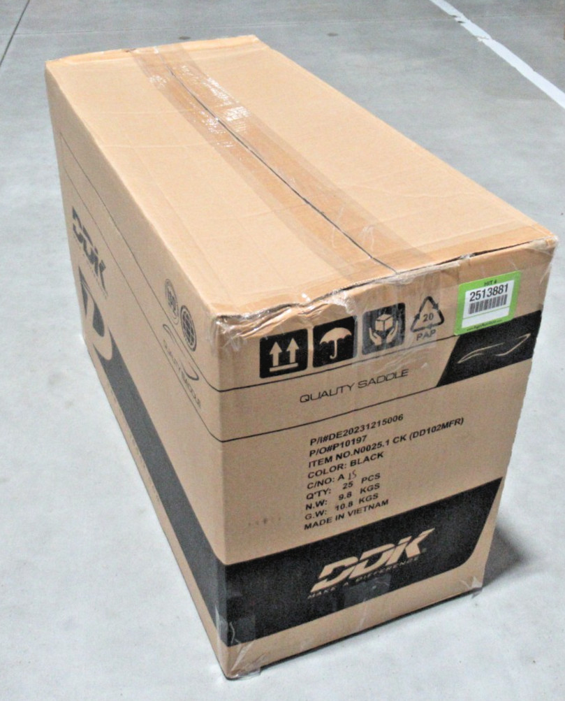 Box of 25 DDK Bike Saddle Seat MEMORY FOAM Comfort Plus 274mm X 162mm *NEW*