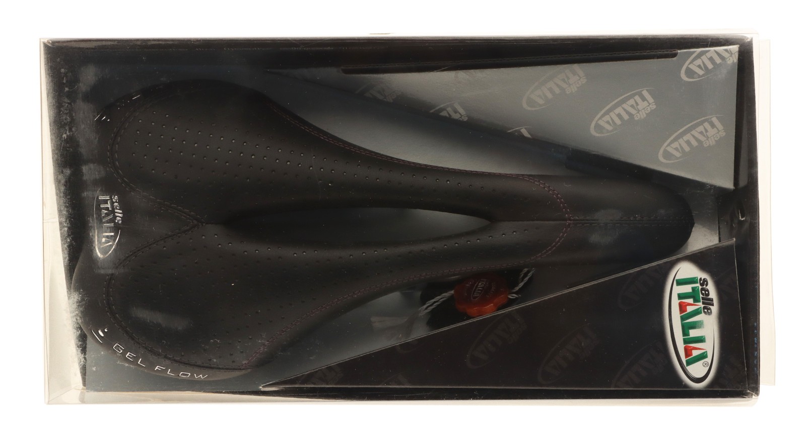 Selle Italia SLR Saddle Gel Flow Vanox Rails Black Perf Leather NIB NOS NEW