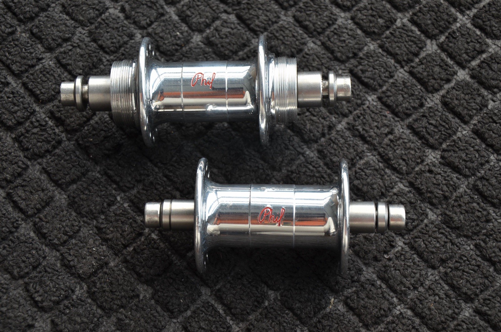 Phil Wood Low Flange Track Hub Silver 24/24H Double Fixed Fixed Gear