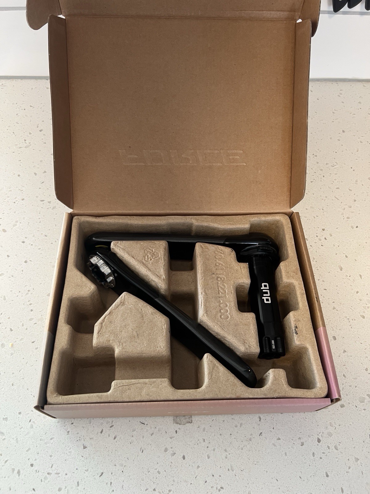 SRAM Force AXS D2 175mm Crank Arm Assembly 8-Bolt Direct Mount DUB Gloss Carbon
