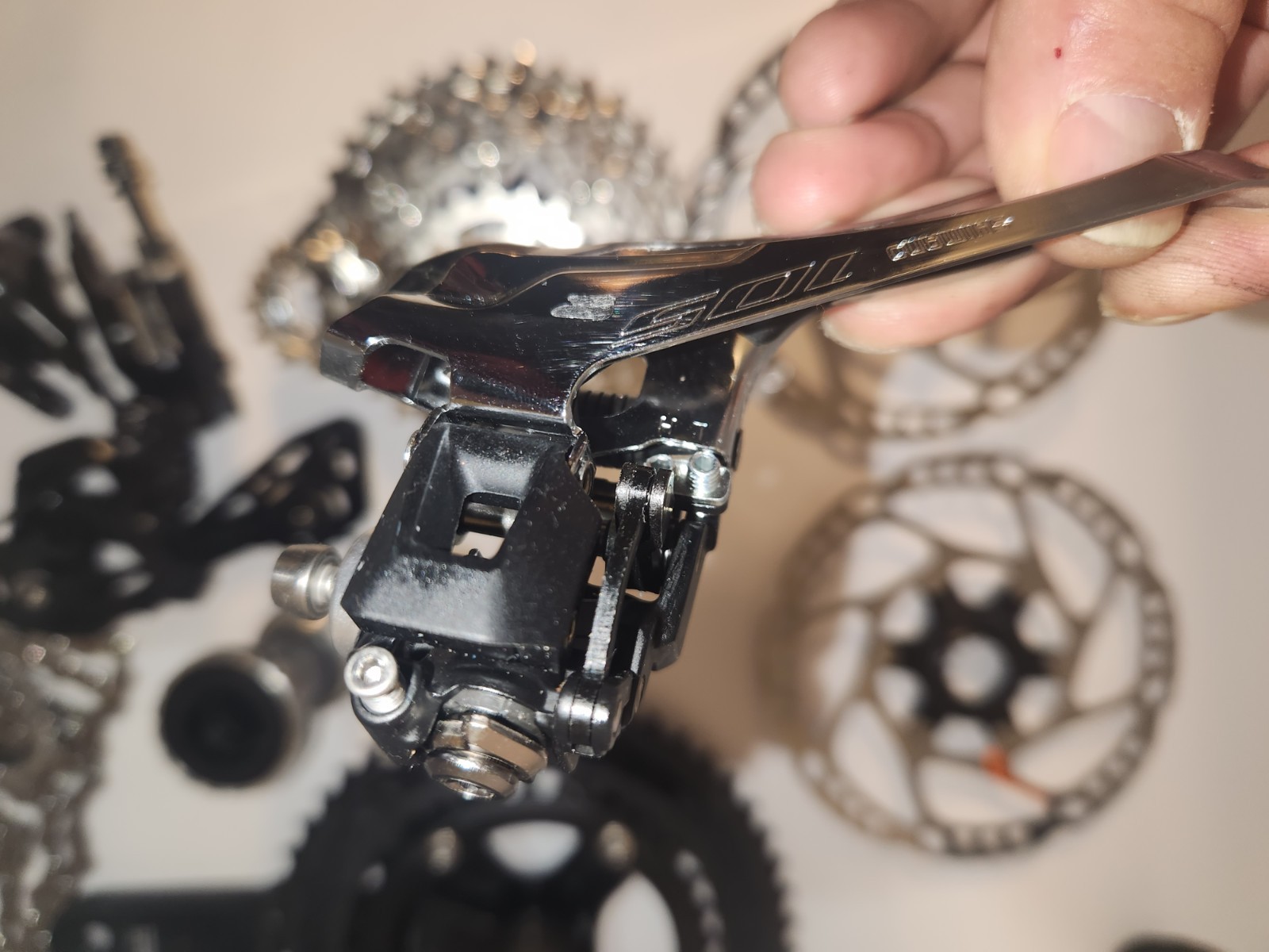 NEW SHIMANO 105 ROADBIKE BUILD KIT NEW TAKE-OFF 7100 SERIES 12s X 2 NOT RIDDEN